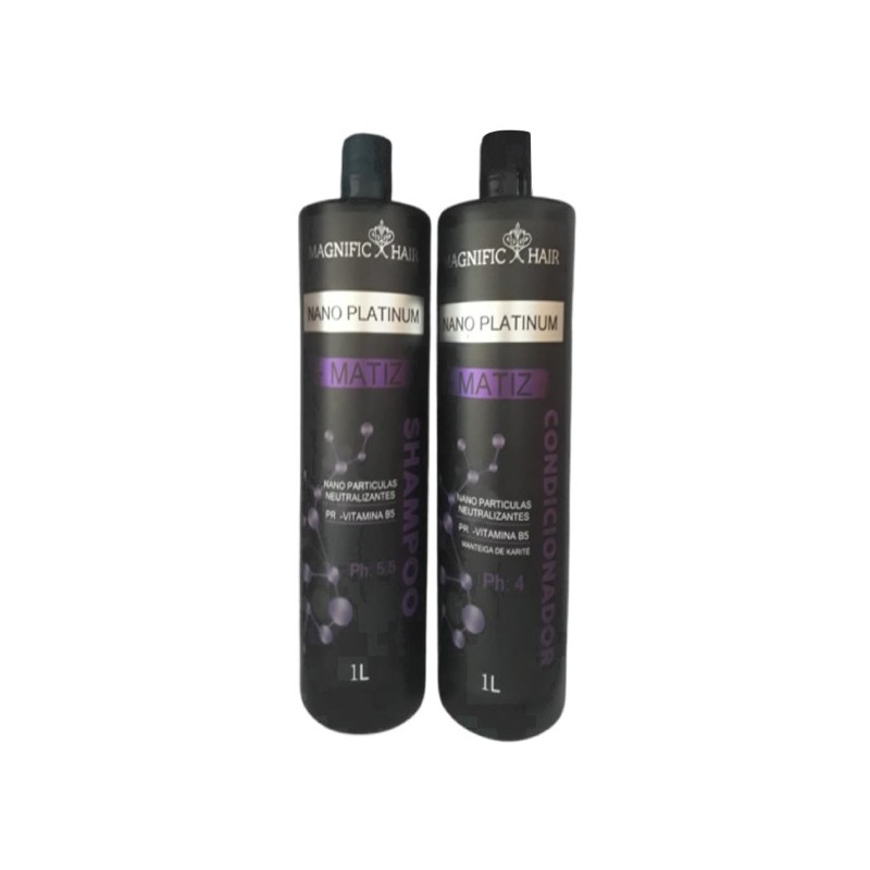 Matiz Nano Platinum Kit 2 X 1l - Magnific Hair Beautecombeleza.com