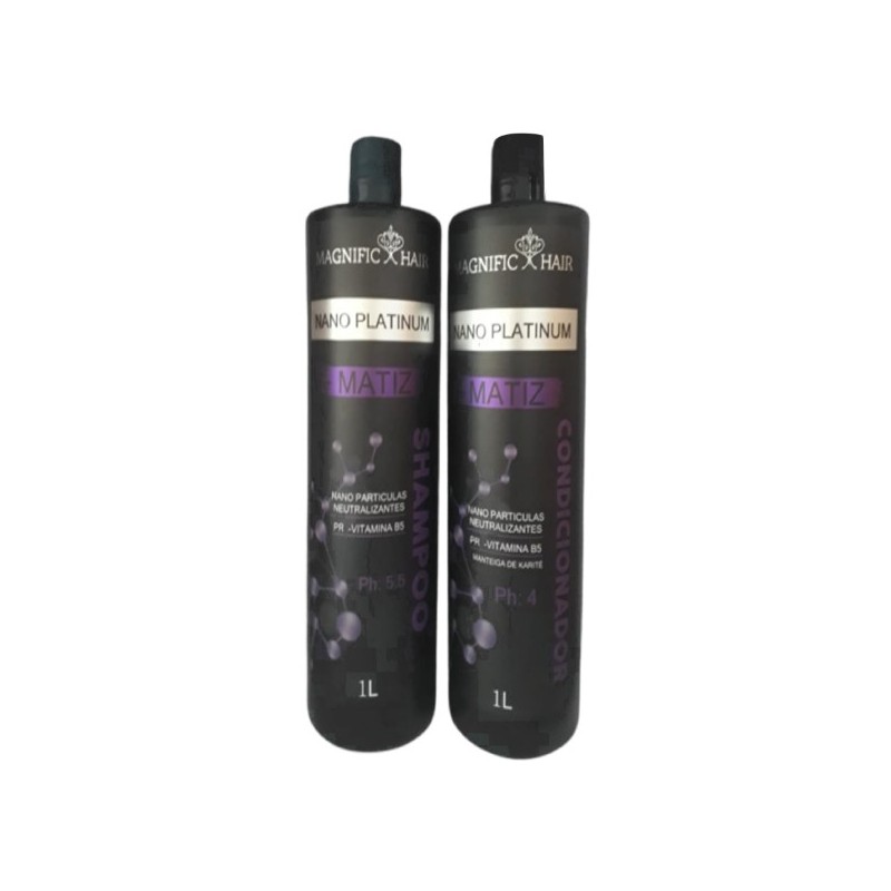 Matiz Nano Platinum Kit 2 X 1l - Magnific Hair Beautecombeleza.com Matiz Nano Platinum Kit 2 X 1l - Magnific Hair Beautecombeleza.com