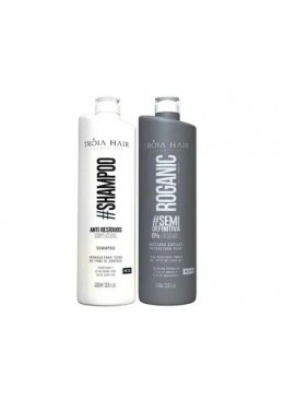 Lissage Semi Definitiva Roganic Kit 2x1l Troia HairBeautecombeleza.com