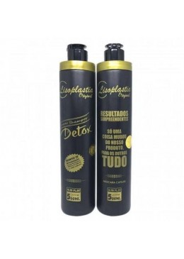 Escova Progressiva Sem Formol Linha Ouro 2x500ml - LisoPlastia Beautecombeleza.com