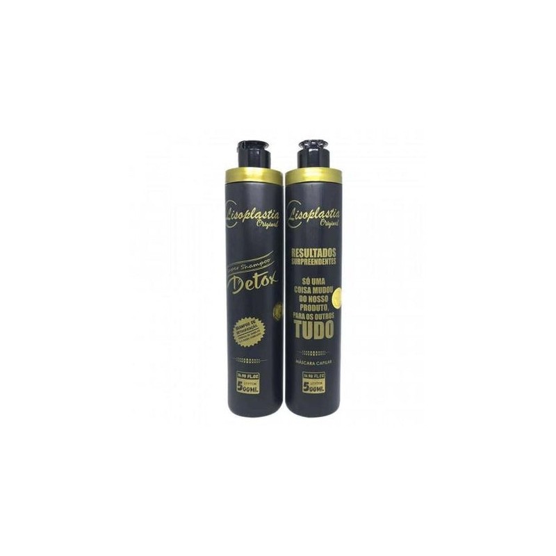 Lissage Brésilien Sans Formaldéhyde Linha Ouro 2x500ml - LisoPlastia Beautecombeleza.com