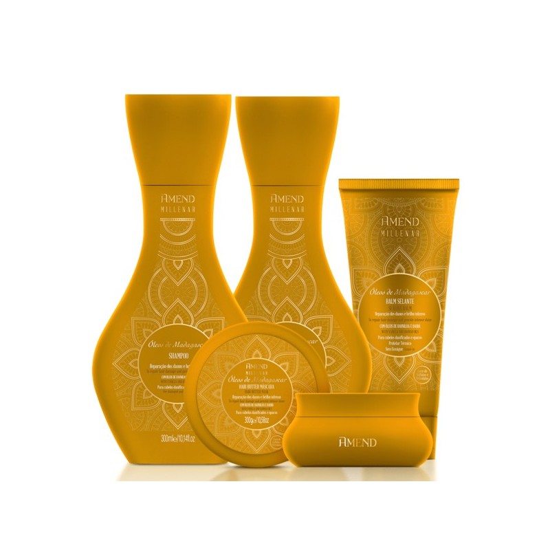 Millenar Madagascar Oils Vanilla Baobab Repair Complex Kit 4 Prod. - Amend Beautecombeleza.com Millenar Madagascar Oils Vanilla Baobab Repair Complex Kit 4 Prod. - Amend Beautecombeleza.com
