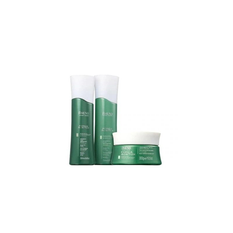 Força e Detox Trio Traitement Kit 3 Prod. - Amend Beautecombeleza.com Força e Detox Trio Traitement Kit 3 Prod. - Amend Beautecombeleza.com