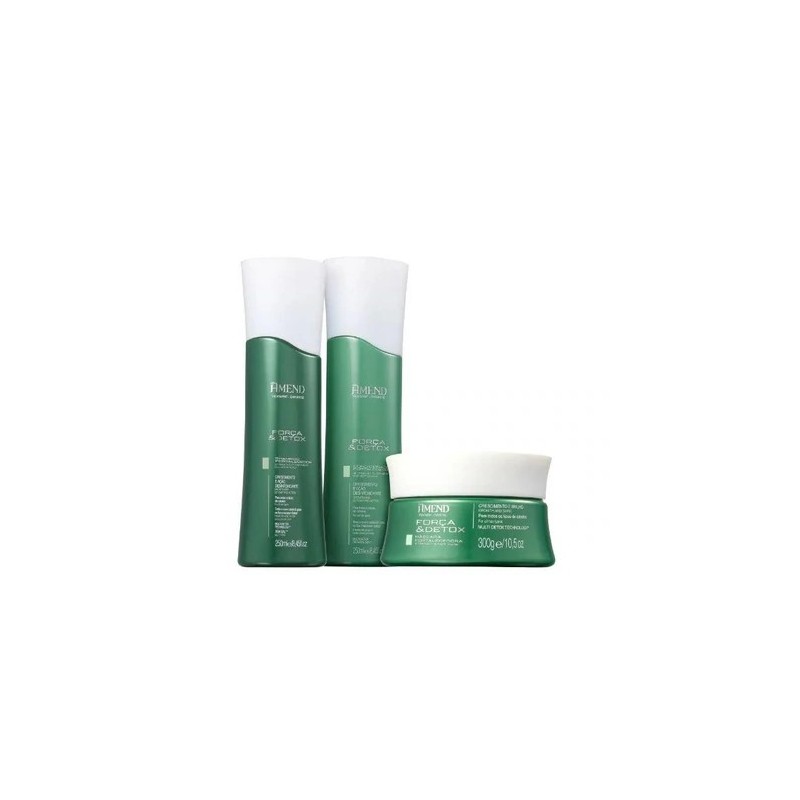 Força e Detox Trio Traitement  Kit 3 Prod. - Amend Beautecombeleza.com