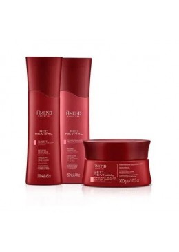 Red Revival  Matizador Cabelos Vermelhos Kit 3 Prod. - Amend Beautecombeleza.com