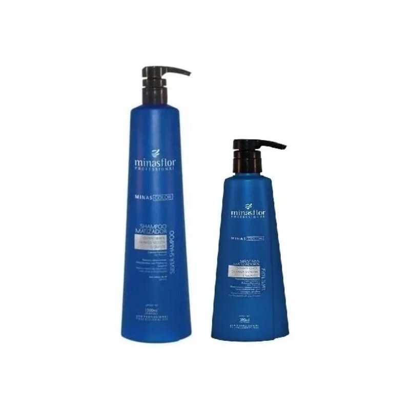 Blondine Tinting Blond Gray Color Maintenance Treatment Kit 2 Itens - Minasflor Beautecombeleza.com