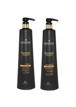 Ourotox Black Gold Kit 2x1L - Minas Flor Beautecombeleza.com