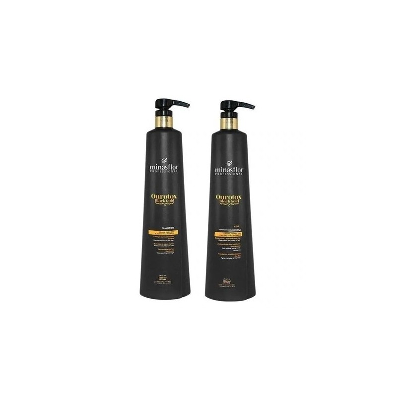 Ourotox Black Gold Botox Kit 2x1L - Minas Flor Beautecombeleza.com Ourotox Black Gold Botox Kit 2x1L - Minas Flor Beautecombeleza.com