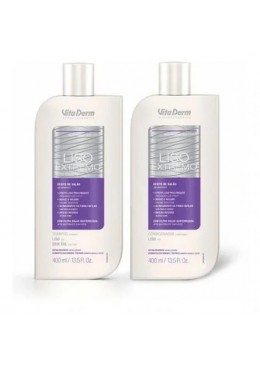 Liso Extremo Effet Lisse Prolongé  Kit 2X400ml - Vita Derm Beautecombeleza.com