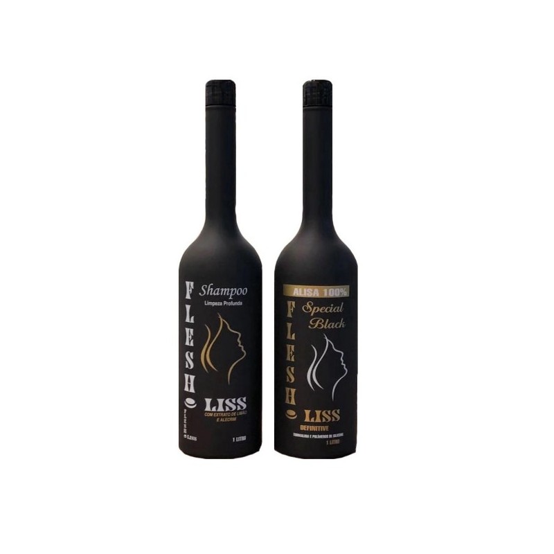 Lissage Brésilien Flesh Liss Kit 2X1l - Flesh Liss  Beautecombeleza.com