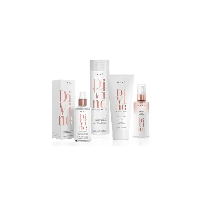 Home Care Divine Anti Frizz Smooth Kit 4 Prod. - Braé 
 Beautecombeleza.com