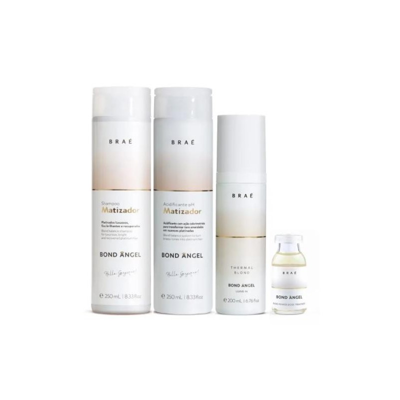 Home Care Bond Angel Matizador Kit 4 Prod. - Braé Beautecombeleza.com Home Care Bond Angel Matizador Kit 4 Prod. - Braé Beautecombeleza.com