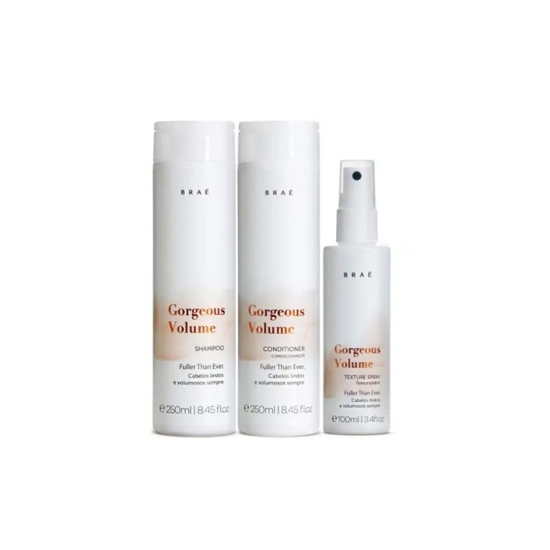 Gorgeous Home Hair Care Panthenol Wheat Protein Treatment Kit 3 Products - Braé Beautecombeleza.com