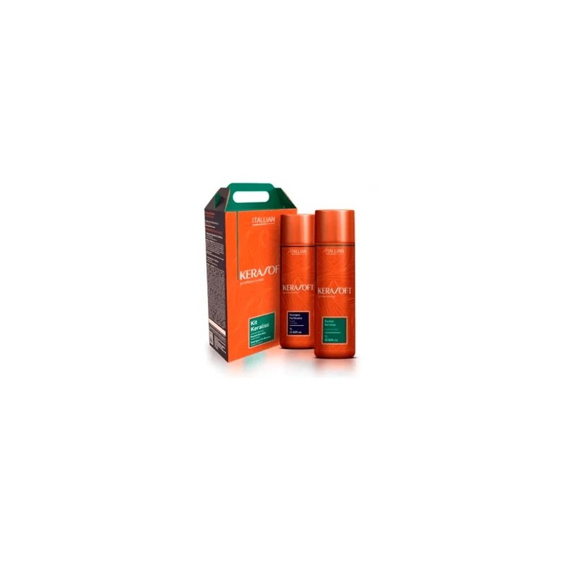Escova Progressiva Kerasoft 2x1L - Itallian Hair Tech Beautecombeleza.com Escova Progressiva Kerasoft 2x1L - Itallian Hair Tech Beautecombeleza.com