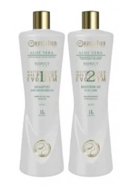 Escova Progressiva Aloe Vera Reduct Line 2x1000ml - Evolution 
 Beautecombeleza.com