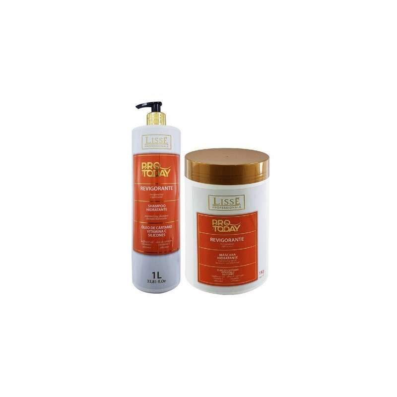 Kit Lissé Pro to Day Revigorant Shampoo 1l + Mask 1kg - Lissé Beautecombeleza.com