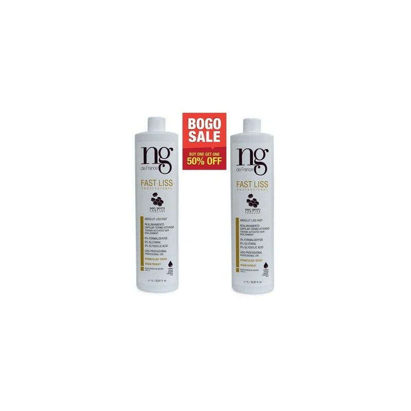 Fast Liss - Brazilin Keratin 2x1000ML - Promo - NG de France Beautecombeleza.com Fast Liss - Brazilin Keratin 2x1000ML - Promo - NG de France Beautecombeleza.com