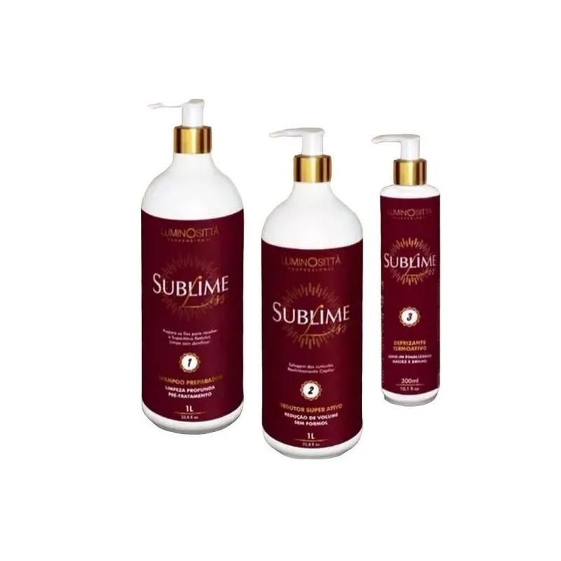 Kit Progressive Formol Free Sublime Liss + Luminosittá - Luminositta Beautecombeleza.com