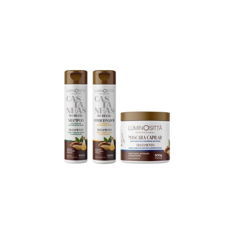 Castanhas Do Brasil Châtaignes du Brésil Kit 3 - Luminositta Beautecombeleza.com Castanhas Do Brasil Châtaignes du Brésil Kit 3 - Luminositta Beautecombeleza.com