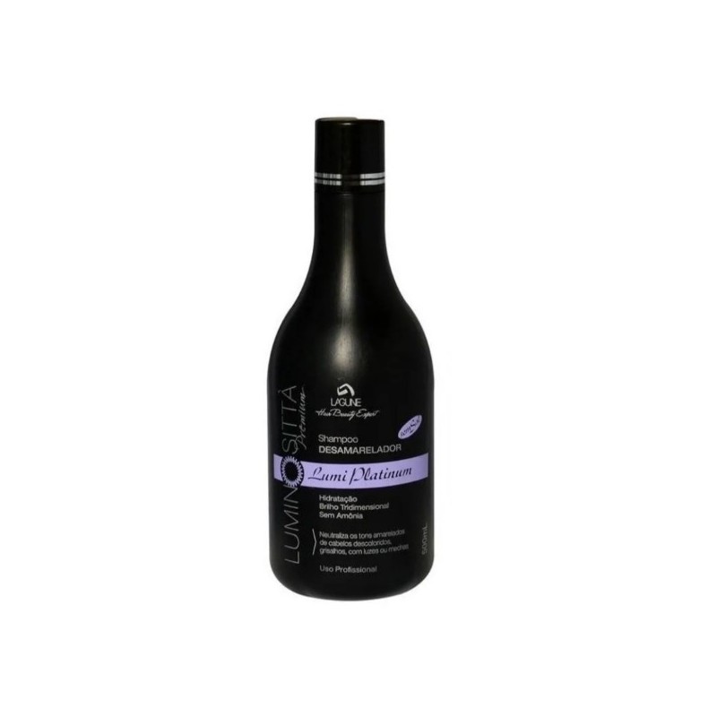 Shampoo Desamarelador Lumi Platinum 500ml - Luminosittà  Beautecombeleza.com