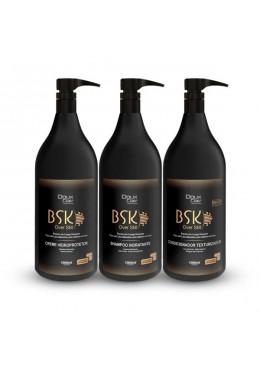 Bsk Brush Texturer Sem Formol Doux Clair 3x1 Liter - Doux Clair  Beautecombeleza.com