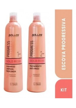 Kit Progressive Advance Gold Rose Salles Professional 2x1 Lt - Salles  Beautecombeleza.com