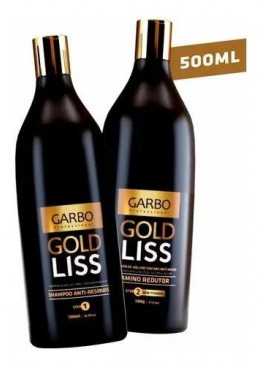 Lissage Brésilien Gold liss Kit 2x500ml - Garbo Beautecombeleza.com