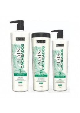 Mais Cacheados Curly Hair Curls Low Poo Treatment Kit 3x1L - D'vien Cosmetics Beautecombeleza.com