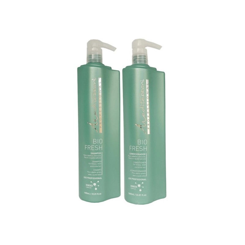 Mediterrani Bio Fresh Shampoo e Condic. Kit 2X1L - Mediterrani Beautecombeleza.com