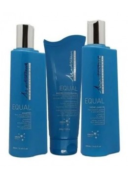 Mediterrani Equal Kit Shampoo Máscara e Leave-in - Mediterrani 
 Beautecombeleza.com