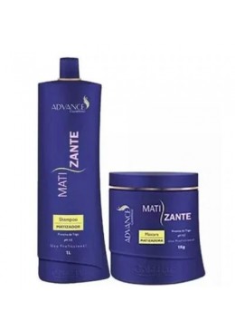 Matizante pour les Cheveux Blonds  Kit 2x1 - Gold Hair Advance  Beautecombeleza.com