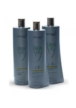 Argan Oil Line Profissional Huile d'Argan Kit 3x1L - Gold Hair Advance  Beautecombeleza.com