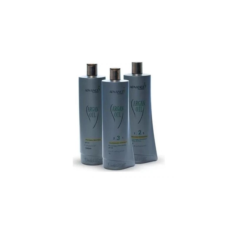 Argan Oil Linha Profissional Kit 3x1L - Gold Hair Advance Beautecombeleza.com