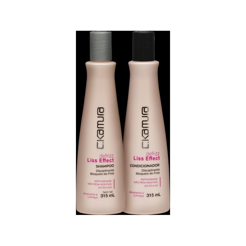 Defrizz Liss Effect Dou Kit 2X350ml - C.Kamura Beautecombeleza.com; Defrizz Liss Effect Dou Kit 2X350ml - C.Kamura Beautecombeleza.com;
