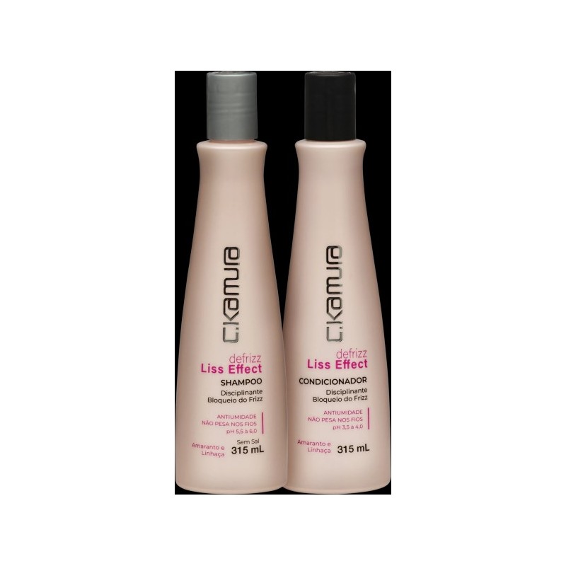 Defrizz Liss Effect Dou Kit 2X350ml - C.Kamura  Beautecombeleza.com;