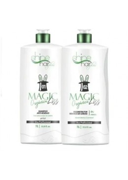 Magic Liss Plus Lissage Sans Formaldéhyde  2x1 L- Shine Hair  Beautecombeleza.com