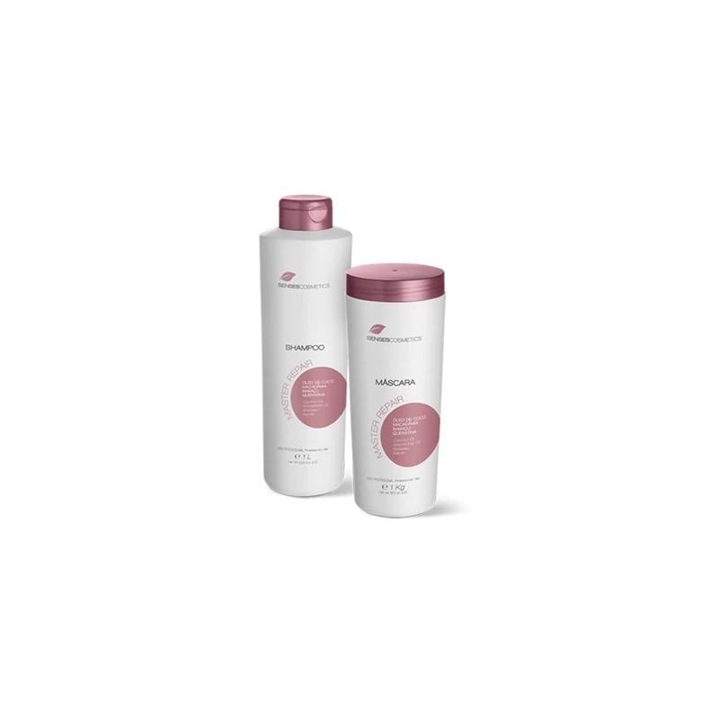 Master Repair Coconut Macadmaia Keratin Babaçu Treatment Kit 2x1L - Senses Beautecombeleza.com