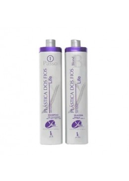 Lissage Plastica dos Fios Life Kit 2x1l - Yllen  Beautecombeleza.com