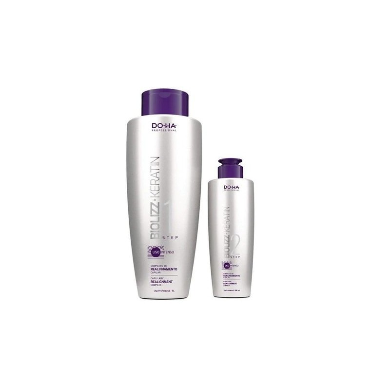 Biolizz Keratin Escova Progressiva Semi Definitiva Kit 2 Prod. - Do-ha Beautecombeleza.com