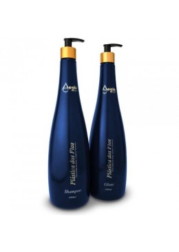 Wires Plastic Volume Reducer Straightening Treatment Kit 2x1L - Aegla pro Beautecombeleza.com