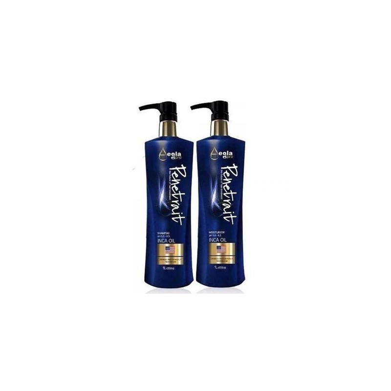 Penetrait Inca Oil Treatment Straightening Brazilian Blowout Kit 2x1l - Aegla Pro  Beautecombeleza.com