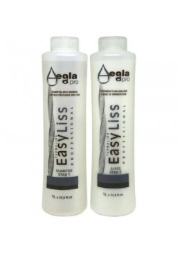 Easy Liss Tourmaline Brazilian Blowout Straightening Keratin Kit 2x1 - Aegla Pro Beautecombeleza.com