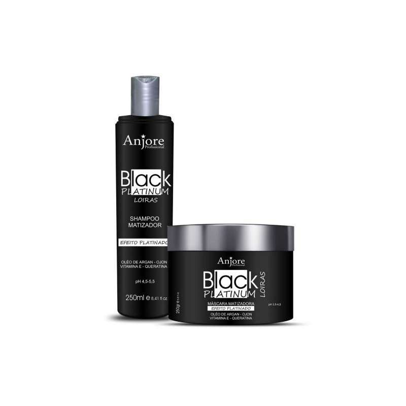 Matizador Black Platinum Loiras 2 Produtos - Anjore Beautecombeleza.com