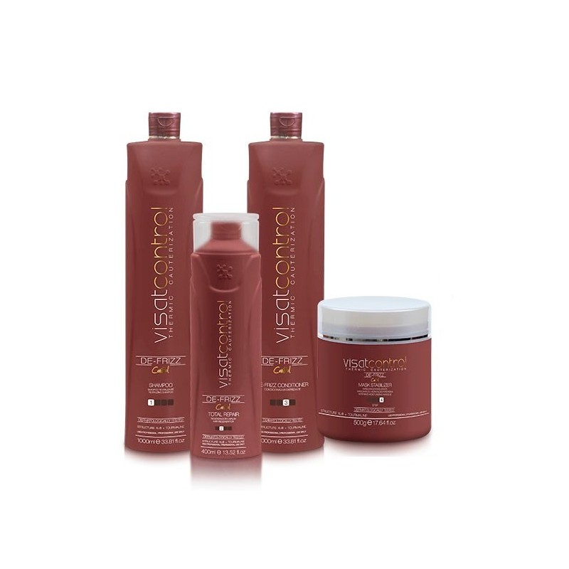 Progressiva Visatcontrol Pró Cauterização Kit 4 Itens - Visat Hair Beautecombeleza.com