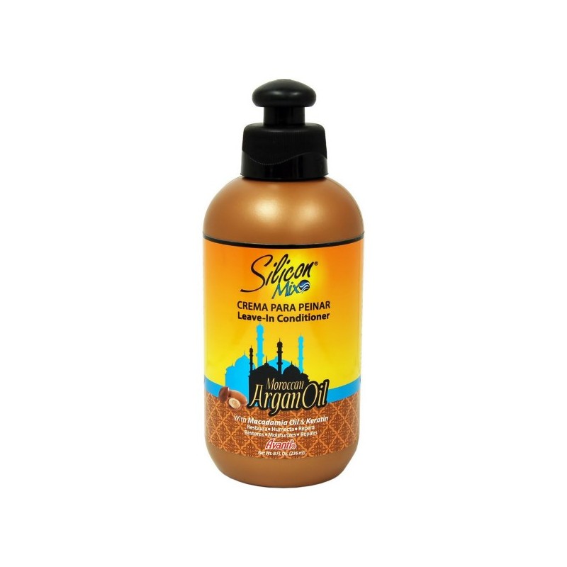 Silicon Mix Moroccan Argan Oil  Leave In 236ml - Avanti Beautecombeleza.com