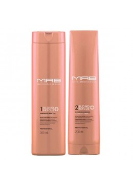 Shampoo e Conditioner Blond Moisturizing Mab Blonde Rescue - MAB Beautecombeleza.com