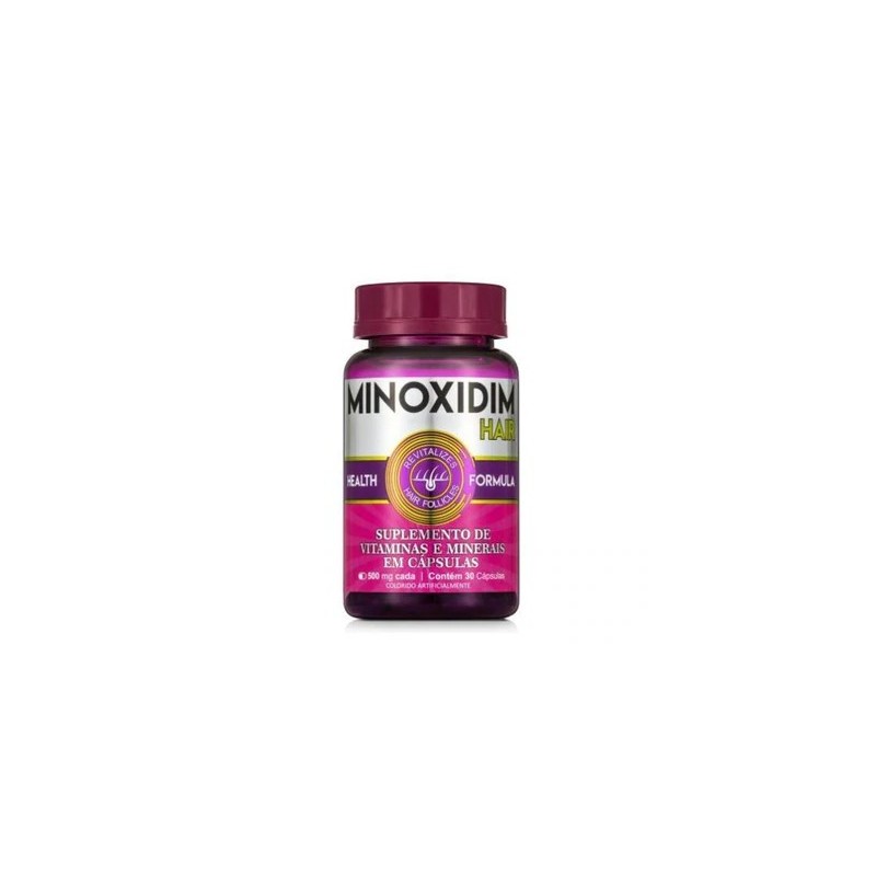 Minoxidim Hair Health Revitilizing Supplement 30x500mg Caps. - Nanovin A Beautecombeleza.com