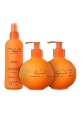 Kit Petit Child Shampoo + Conditioner + Leave in Kpro Beautecombeleza.com