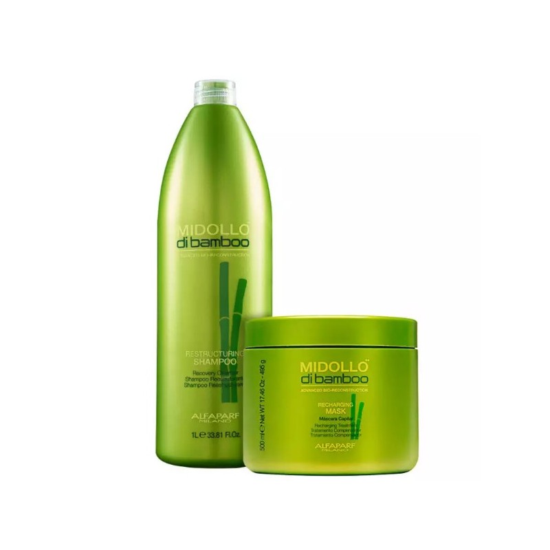 Midollo di Bamboo Duo Salon Kit 2 Itens - Alfaparf Milano Beautecombeleza.com Midollo di Bamboo Duo Salon Kit 2 Itens - Alfaparf Milano Beautecombeleza.com