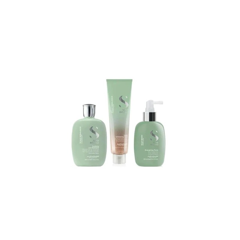 Semi Di Lino Scalp Rebalance Kit 3 Prod - Alfaparf Milano Beautecombeleza.com